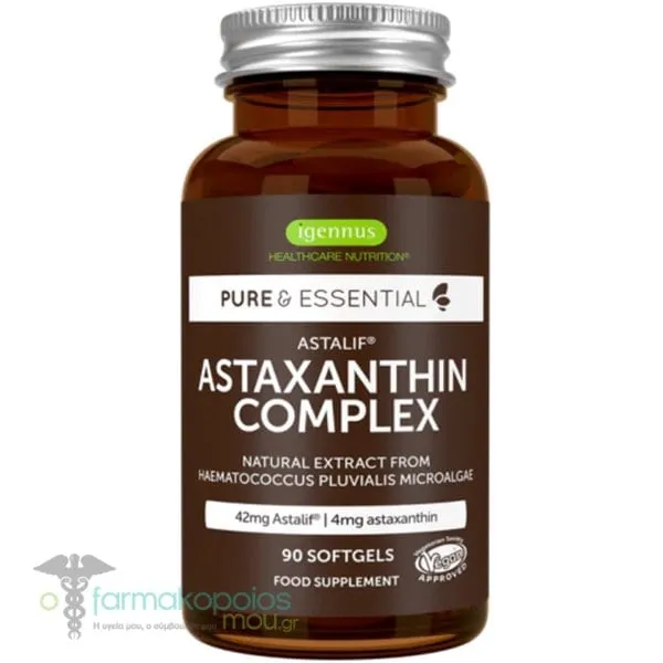 Igennus Pure Essential Astalif Astaxanthin Complex 4mg, 90caps