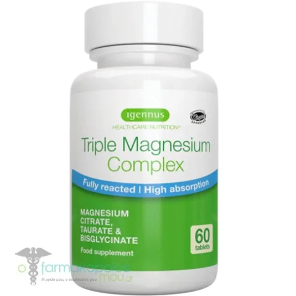Igennus Triple Magnesium Complex, 60caps