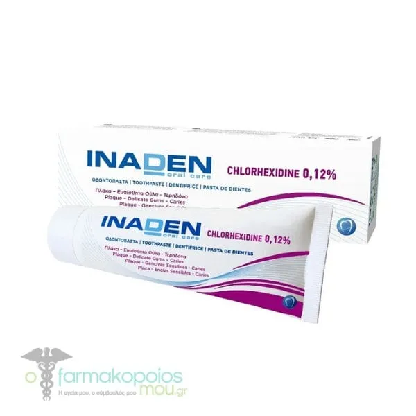 Inaden Chlorhexidine 0.12% Toothpaste Chlorhexidine, 75ml