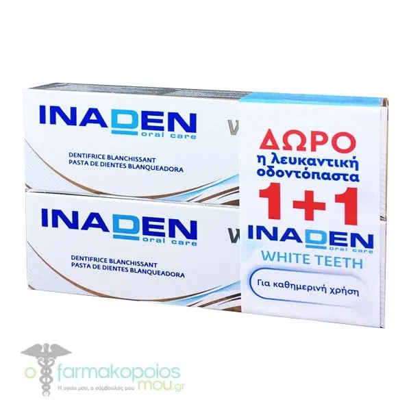 Inaden Whitening Toothpaste, 2 x 75ml