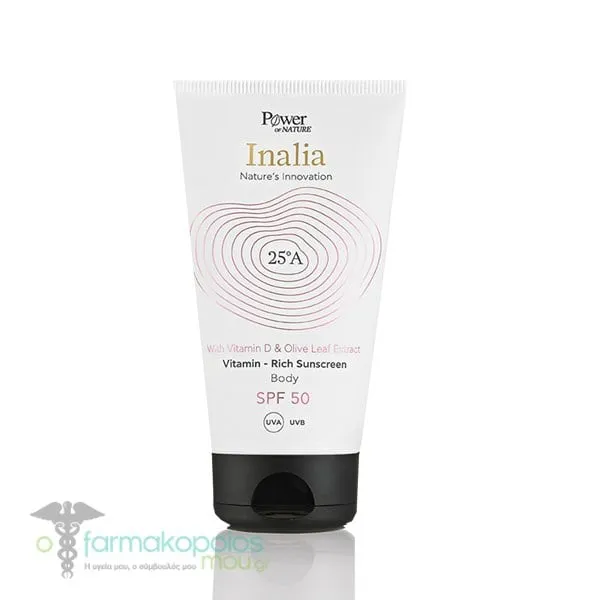 Inalia Vitamin - Rich Sunscreen Cream Body SPF50, 150ml