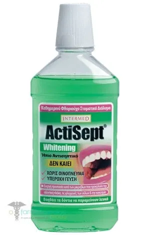 Intermed Actisept Whitening Mouthwash, 500ml
