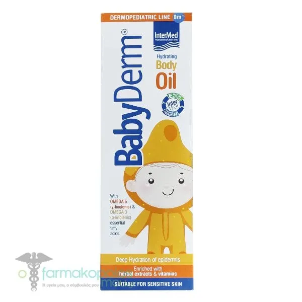Intermed Babyderm Body Oil, 200ml