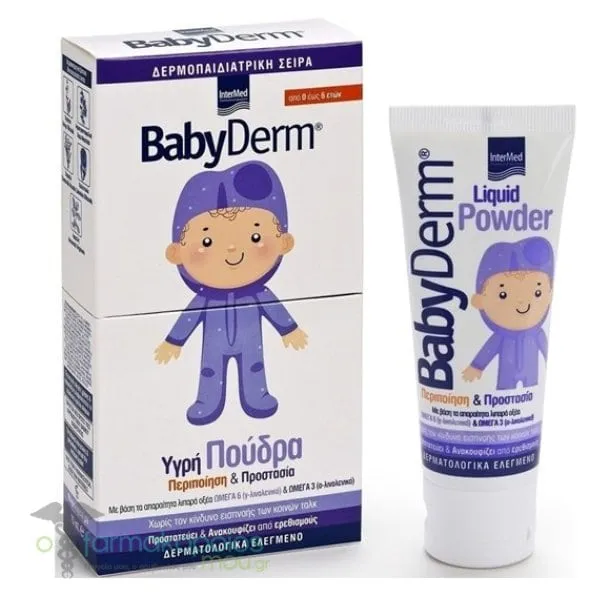 Intermed Babyderm Liquid Powder, 75ml