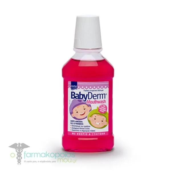 Intermed Babyderm Mouthwash Bubblegum, 1.5lt
