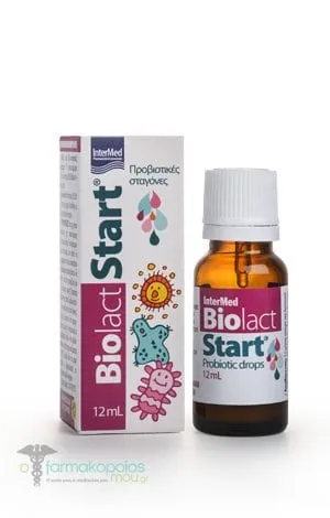 Intermed Biolact Start Προβιοτικές Σταγόνες για παιδιά, 12ml