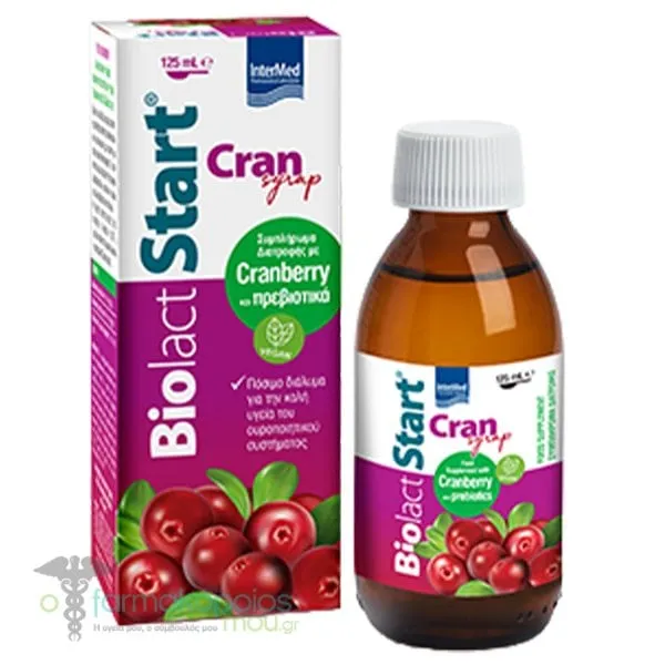 Intermed Biolact Start Cran Syrup, 125ml