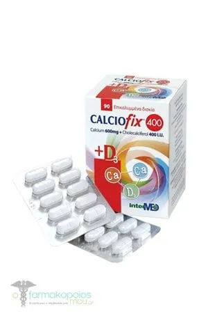 Intermed Calciofix 400 Tablets with Calcium & Vitamin D3, 90tabs