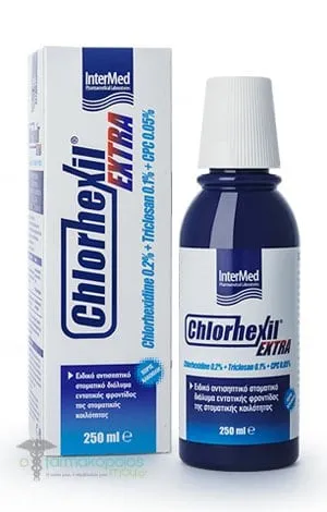 Intermed Chlorhexil Extra Mouthwash, 250ml