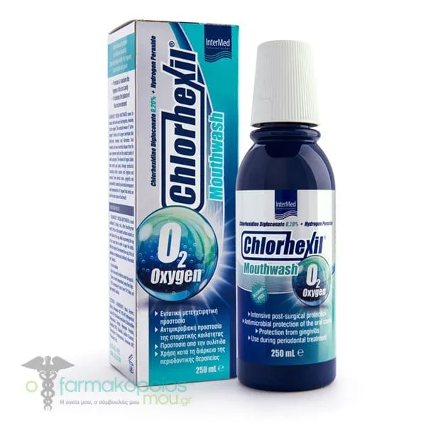 Intermed Chlorhexil Oxygen Mouthwash, 250ml