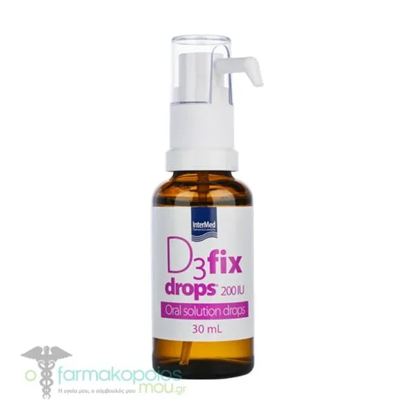 Intermed D3 Fix Drops 200IU, 30ml