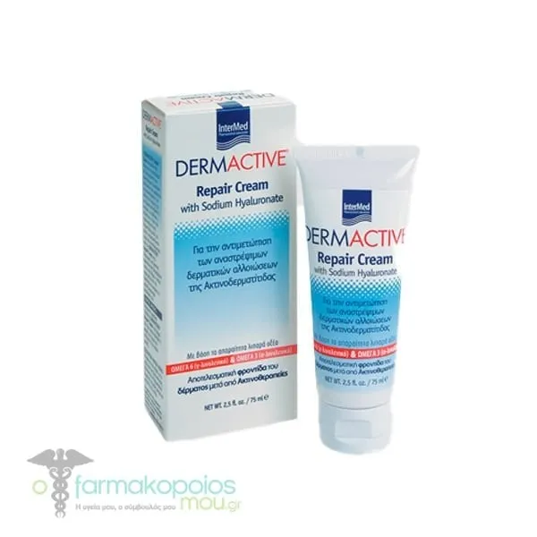 Intermed Dermactive Repair Cream Αναπλαστική & Kαταπραϋντική Κρέμα, 75ml