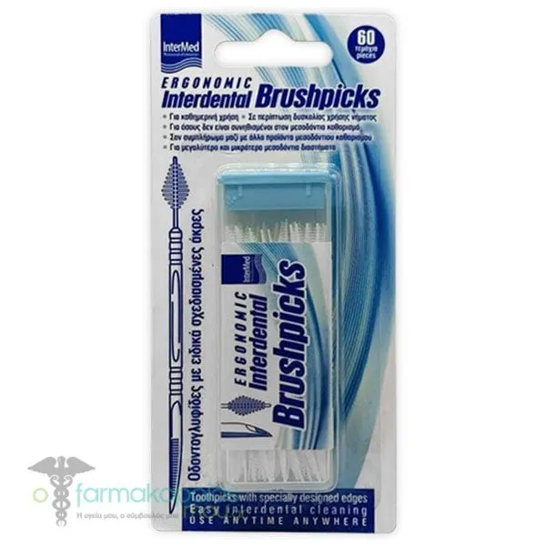 Intermed Ergonomic Interdental Brushpicks, 60pcs