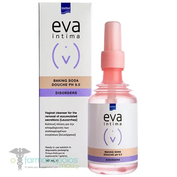 Intermed Eva Intima Baking Soda Douche pH 9.0 Disorders, 147ml