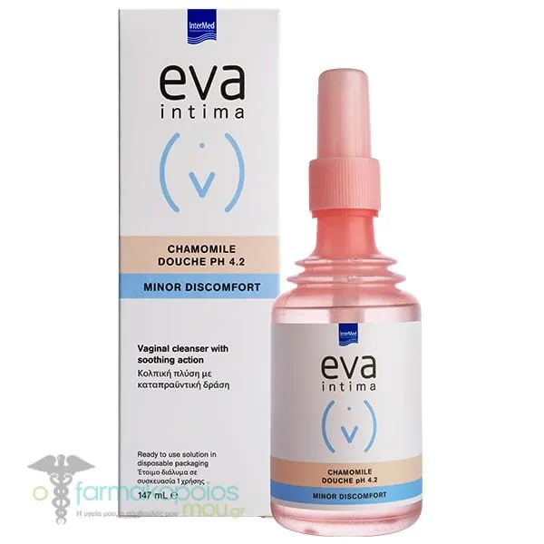 Intermed Eva Intima Chamomile Douche pH 4.2 Minor Discomfort, 147ml
