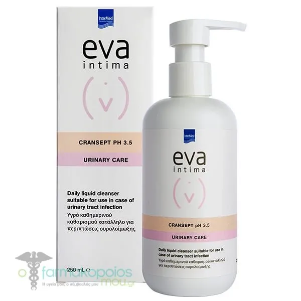 Intermed Eva Intima Cransept Liquid Cleanser pH 3.5 Urinary Care, 250ml
