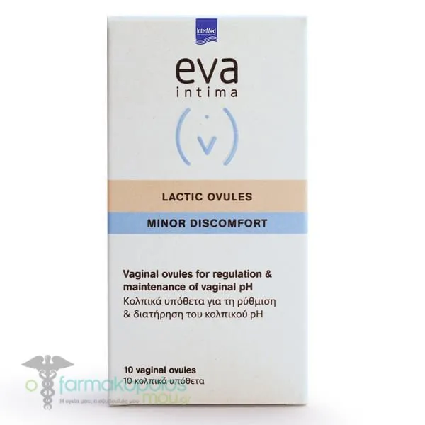 Intermed Eva Intima Lactic Ovules Minor Discomfort, 10pcs