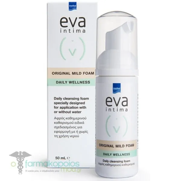 Intermed Eva Intima Original Mild Αφρός Καθαρισμού για την Ευαίσθητη Περιοχή, 50ml