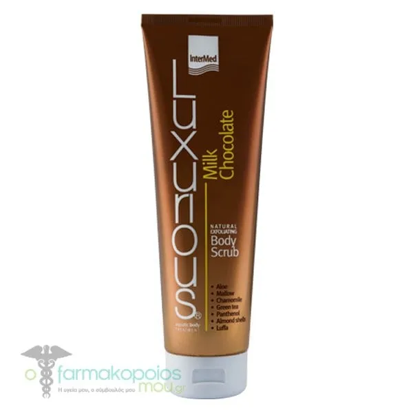 Intermed Luxurious Natural Exfoliating Body Scrub Milk Chocolate, 280ml