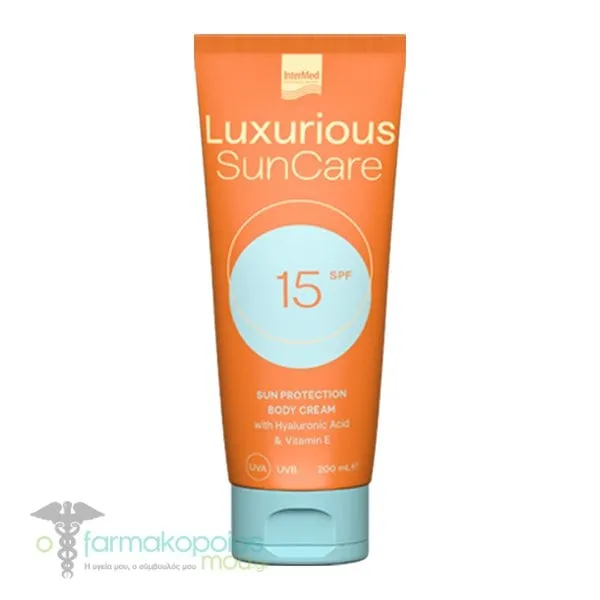 Intermed Luxurious Sun Care Sun Protection Body Cream SPF15, 200ml