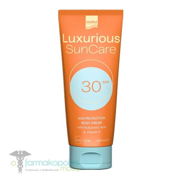 Intermed Luxurious Sun Care Sun Protection Body Cream SPF30, 200ml