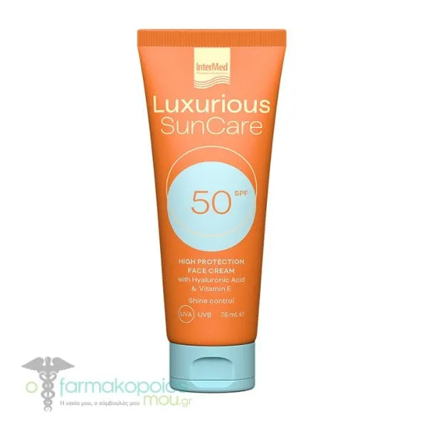 Intermed Luxurious Sun Care High Protection Face Cream SPF50, 75ml