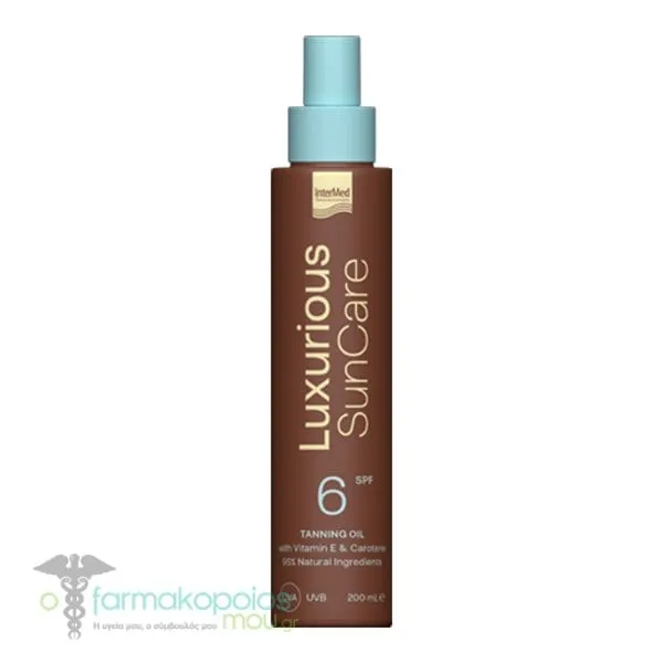 Intermed Luxurious Sun Care Tanning Oil SPF6, 200ml