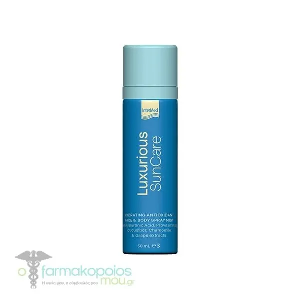 Intermed Luxurious Suncare Hydrating Antioxidant Mist Face & Body, 50ml