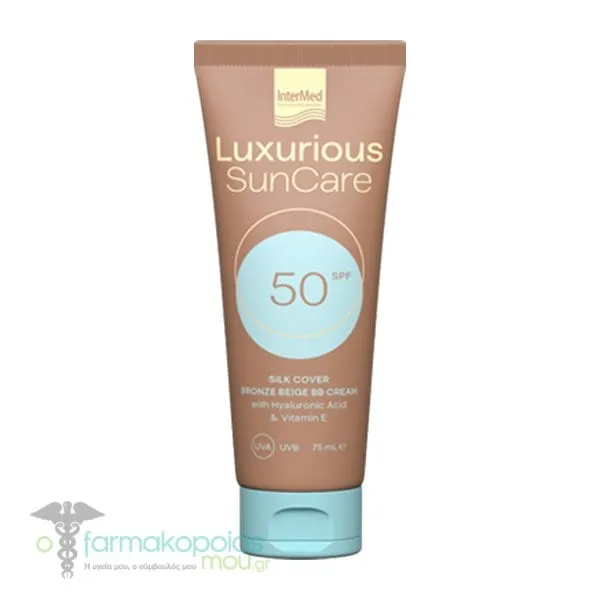 Intermed Luxurious Sun Care Silk Cover BB Cream SPF50, 75ml - Bronze Beige