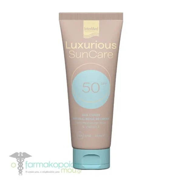 Intermed Luxurious Sun Care Silk Cover BB Cream SPF50, 75ml - NATURAL BEIGE