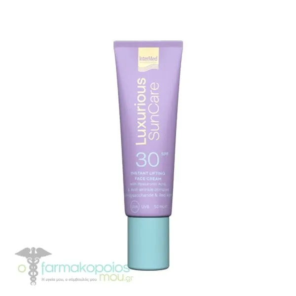 Intermed Luxurious Sun Care Instant Lifting Face Cream SPF30, 50ml