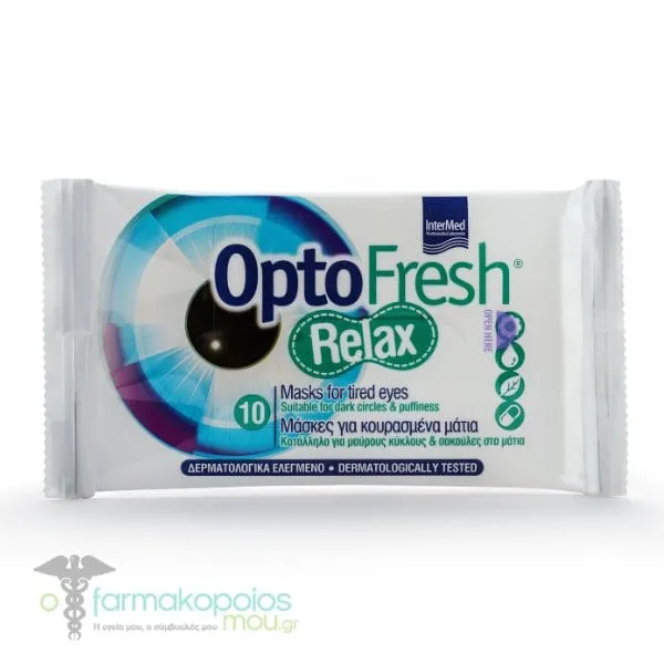 Intermed Optofresh Relax Masks for Tired Eyes, 10pcs