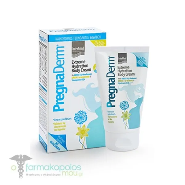 Intermed PregnaDerm Extreme Hydration Body Cream Υπέρ Ενυδατική Κρέμα Σώματος, 150ml