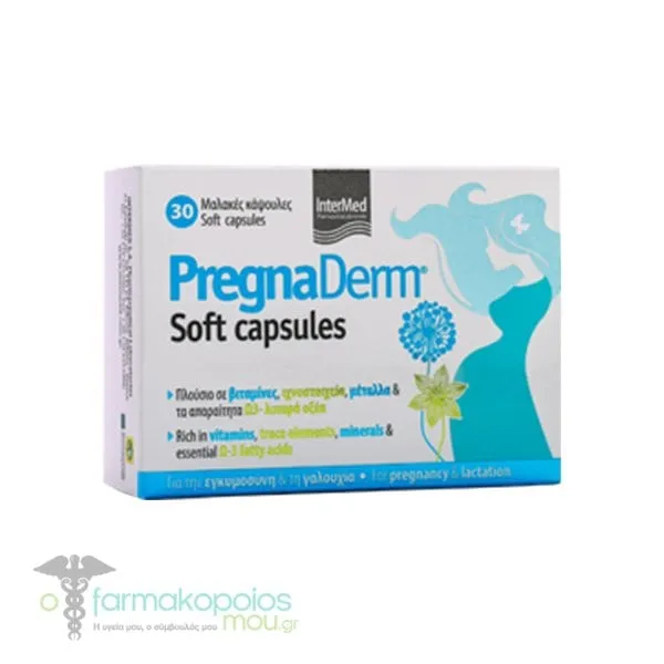 Intermed PregnaDerm Soft Capsules, 30caps