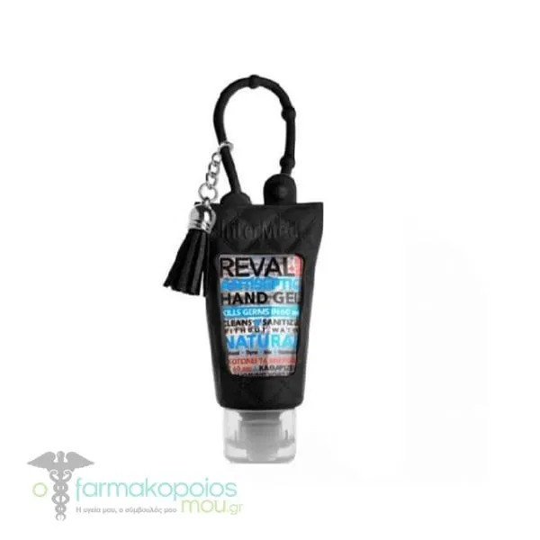 Intermed Reval Plus Antiseptic Hand Gel Natural, 30ml - 002 Μαύρο