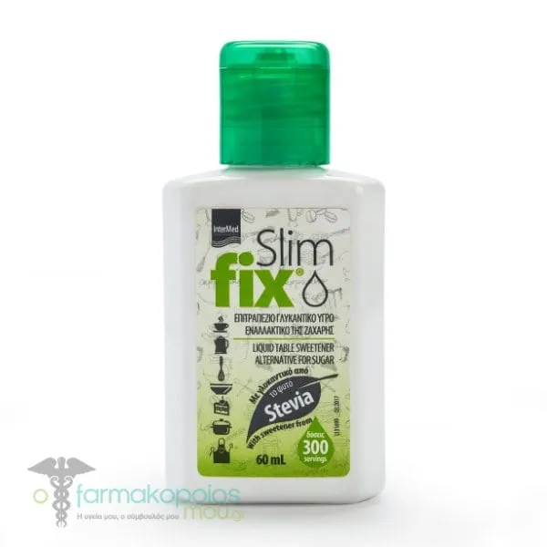Intermed Slim Fix Liquid Stevia Sweetener, 60ml