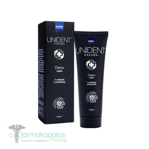 Intermed Unident Pharma Detox Care Whitening Toothpaste, 75ml