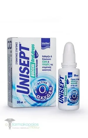Intermed Unisept Buccal Oral Drops, 30ml