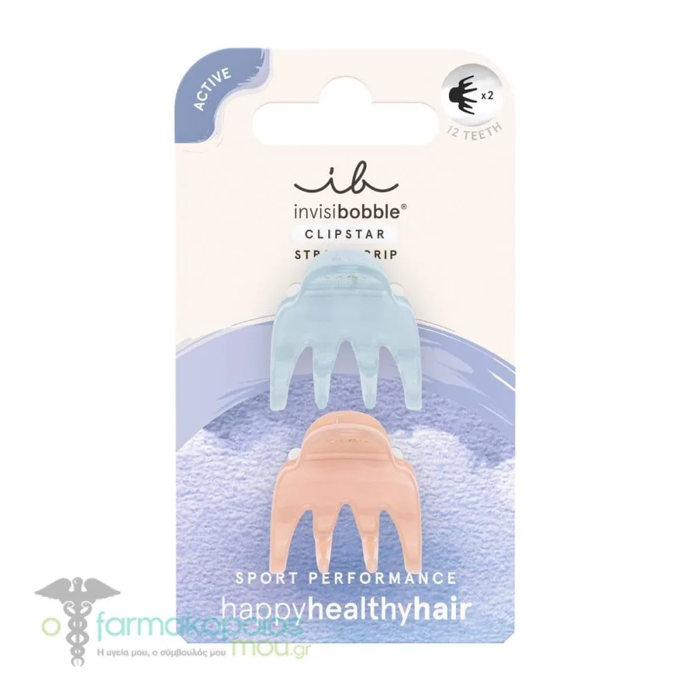 Invisibobble Clipstar Gym Buddy Kλάμερ Μαλλιών, 2τεμ