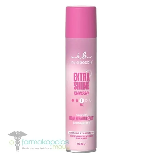 Invisibobble Extra Shine Hairspray, 250ml