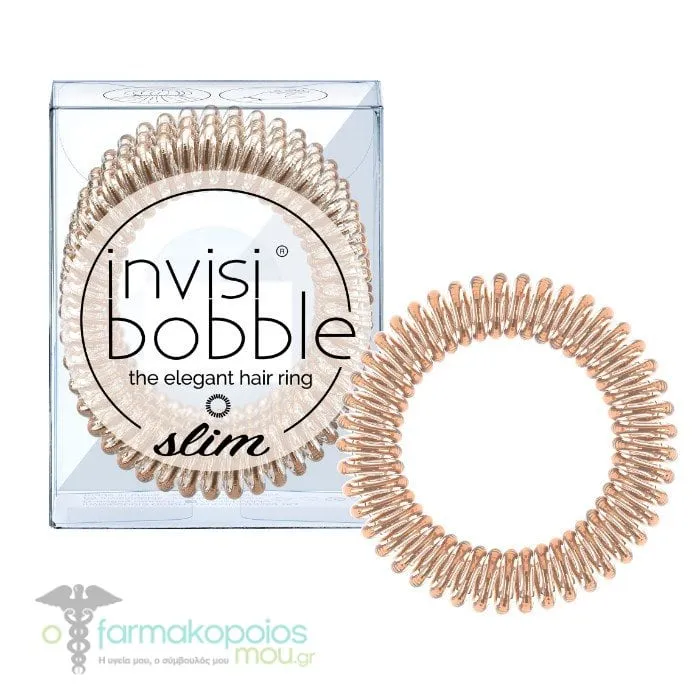 Invisibobble Slim Hair Ring, 3pcs - Bronze Me Pretty