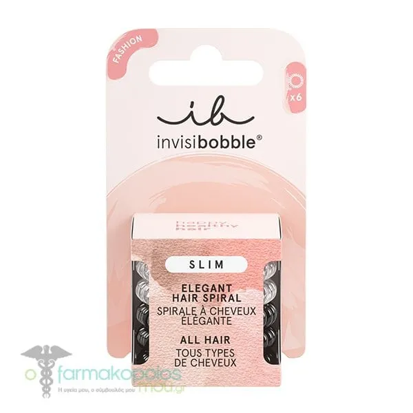 Invisibobble Slim Day and Night Λαστιχάκια Μαλλιών, 6τεμ