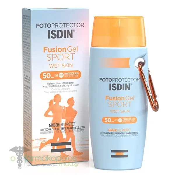 ISDIN Fotoprotector Fusion Gel Sport Wet Skin Αντηλιακό Σώματος SPF50+, 100ml