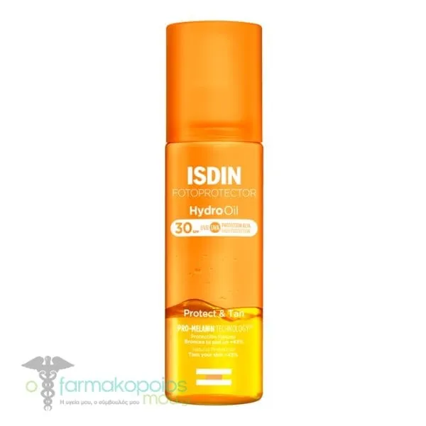 Isdin Fotoprotector Hydro Oil Protect & Tan SPF30+, 200ml