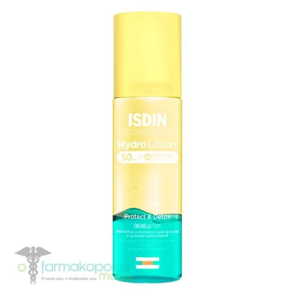 Isdin Fotoprotector HydroLotion Protect & Detox SPF50+, 200ml
