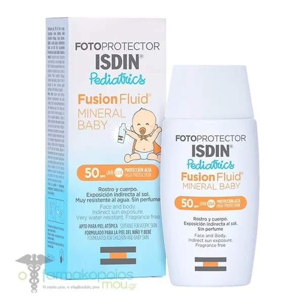 ISDIN Fotoprotector Pediatrics Fusion Fluid Mineral Baby SPF50 6m+, 50ml