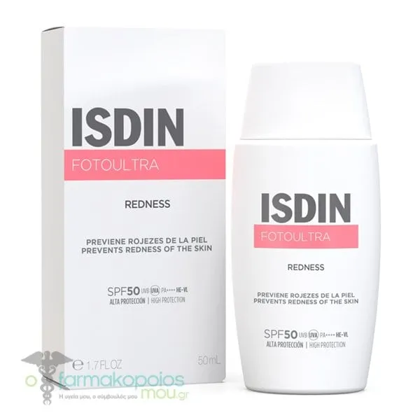 ISDIN Fotoultra Redness SPF50, 50ml