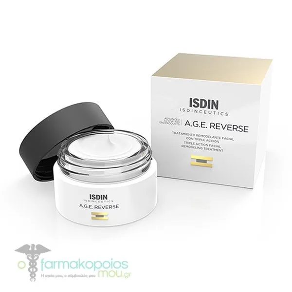 Isdin Isdinceutics A.G.E. Reverse Triple Action Facial Remodeling Treatment, 50ml