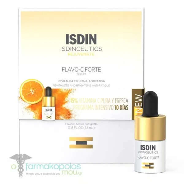 ISDIN Isdinceutics Flavo-C Forte Ορός Προσώπου για Λάμψη, 5.3ml