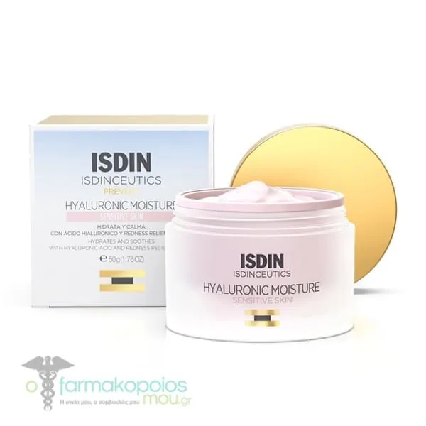 ISDIN Isdinceutics Prevent Hyaluronic Moisture Sensitive Skin Cream, 50g